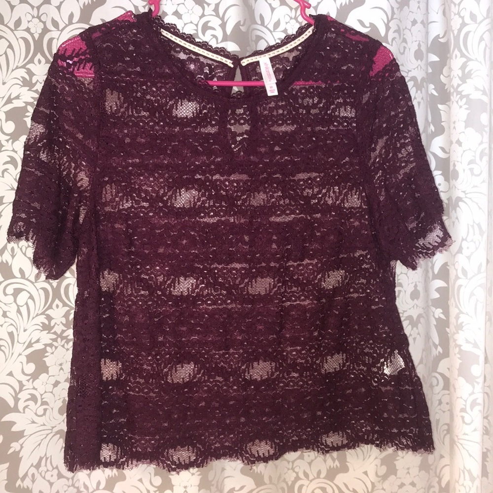 Lace crop top!
